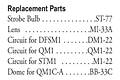 Replacement Parts