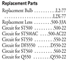Replacement Parts